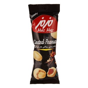 مزمز بادام زمینی روکشدار دودی