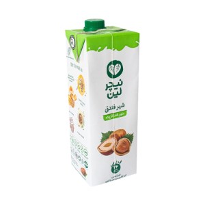 نیچرلین شیر فندق بدون قند یک لیتری