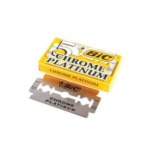 بیک تیغ کارتی دو لبه کروم پلاتینیوم