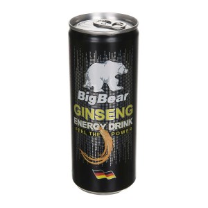بیگ بیر نوشابه انرژی زا جینسینگ 250گرمی