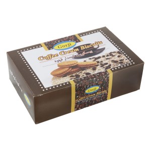 گرجی بیسکوییت کرمدار جعبه ای قهوه