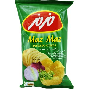 مزمز چیپس پیازجعفری متوسط