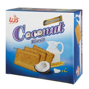 درنا بیسکویت جعبه ای نارگیلی 600گرمی