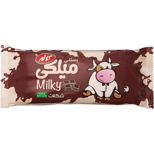 کاله بستنی شیری شکلاتی