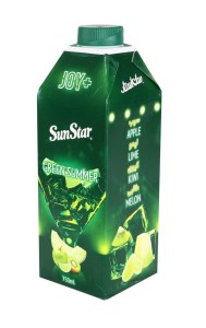 سان استار آبمیوه نوشیدنی گرین سامر 750