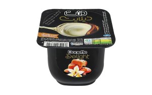 دنت دسر دولایه وانیل با سس کارامل نمکی