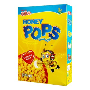 ماماتین غلات توپی عسلی 375گ