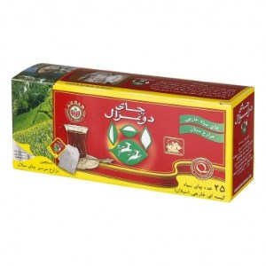 دوغزال چای کیسه ای ساده 25 عددی