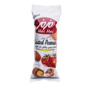 مزمز بادام زمینی روکش دار کچاپ متوسط