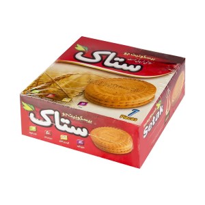 ستاک بیسکوییت جو طرح خورشید 370گرم
