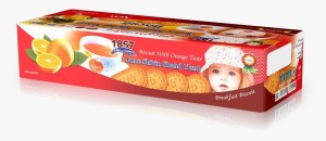 جام شیرین بیسکویت با طعم پرتغال