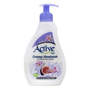 اکتیو مایع دستشویی کرمی 350 گرمی بنفش