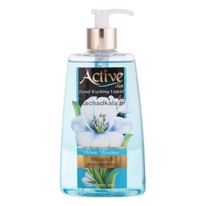اکتیو مایع دستشویی شفاف آبی 450 گرم