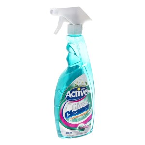 اکتیو شیشه شوی ضد بخار سبز آبی 500 میلی لیتری