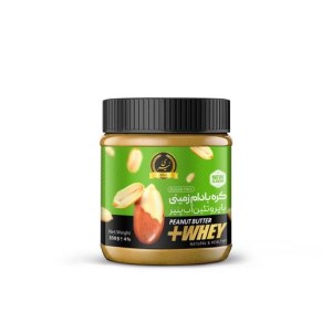 نیری کره بادام زمینی + پروتئین وی 350گرم