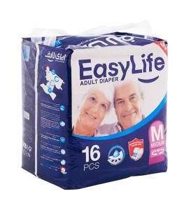پوشینه بزرگسالان ایزی لایف متوسط16عددی