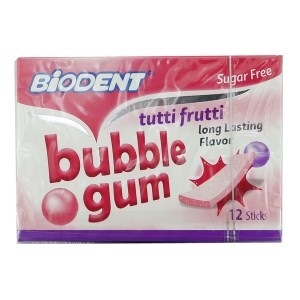 بایودنت آدامس بادکنکی با طعم توتی فروتی