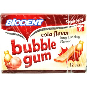 بایودنت آدامس بادکنکی با طعم کولا