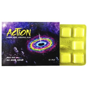 اکشن آدامس بلک هول10عددی