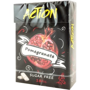 اکشن آدامس سری ویتامینه توت فرنگی بلوبری