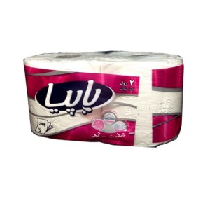 پاپیا دستمال توالت4لایه2رول