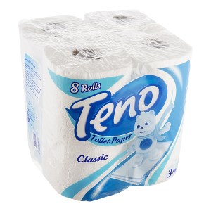 تنو دستمال توالت 8رول سه لایه