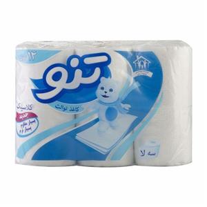 تنو دستمال توالت 12رول سه لایه