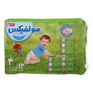 مولفیکس پوشک نرمال 12عددی سایز4