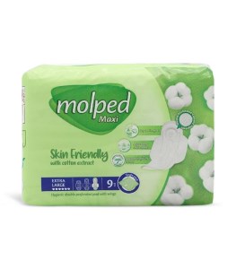 مولپد اکسترا پنبه ای بسته تکی خیلی بزرگ 9 عددی