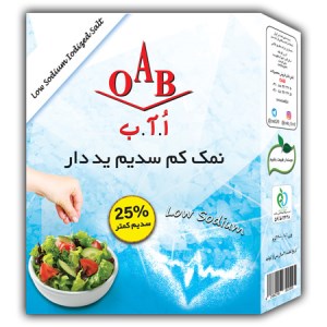 OAB نمک کم سدیم یددار 400 گرم