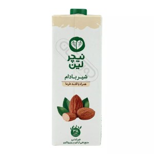 نیچرلین شیر بادام با قند خرما یک لیتری