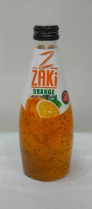 زکی نوشیدنی تخم شربتی پرتقال