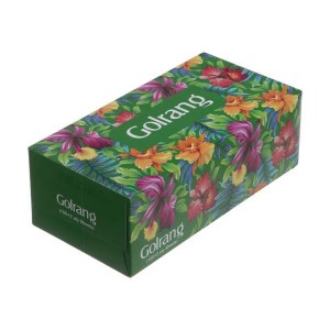 گلرنگ دستمال جعبه 150برگ دولایه