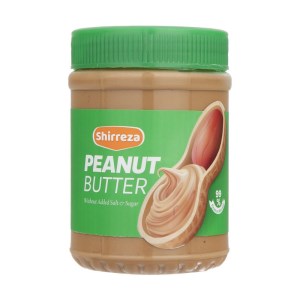 شیررضا کره بادام زمینی پروتئین 450 گرم