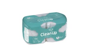 کلین آپ دستمال توالت طرح ابر 2رول