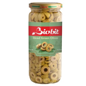 بایوبیت زیتون سبز اسلایس 500گرم