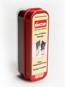 show اسفنج متوسط براق کننده مشکی